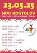 Noc kostolov 2025 Boleráz