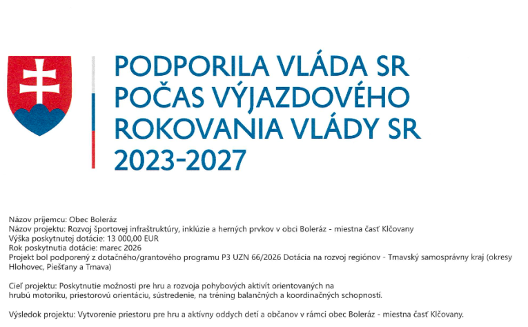Rozvoj športovej infraštruktúry