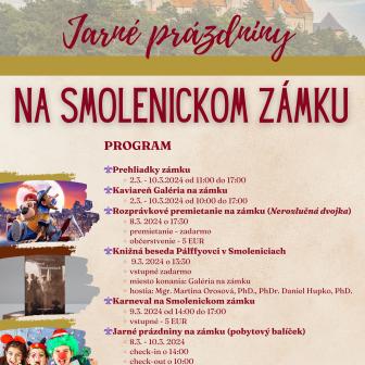 Povánka na podujatia v Smoleniciach 1